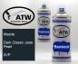 Preview: Mazda, Dark Classic Jade Pearl, 0VP: 400ml Sprühdose + 400ml Klarlack - Set, von ATW Autoteile West.
